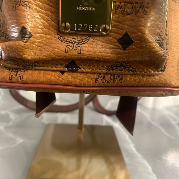 Vintage Mcm cognac Germany made back pack main image 16